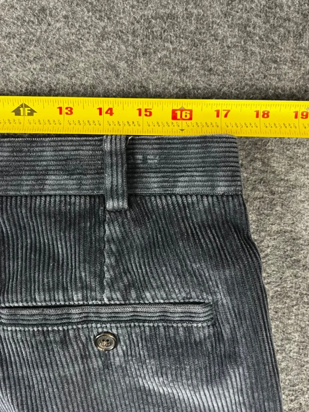 Vintage Brooks Brother Elliot Double Pleated Corduroy Pants Men's 35x32 Faded